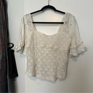 Free People Lace Blouse
